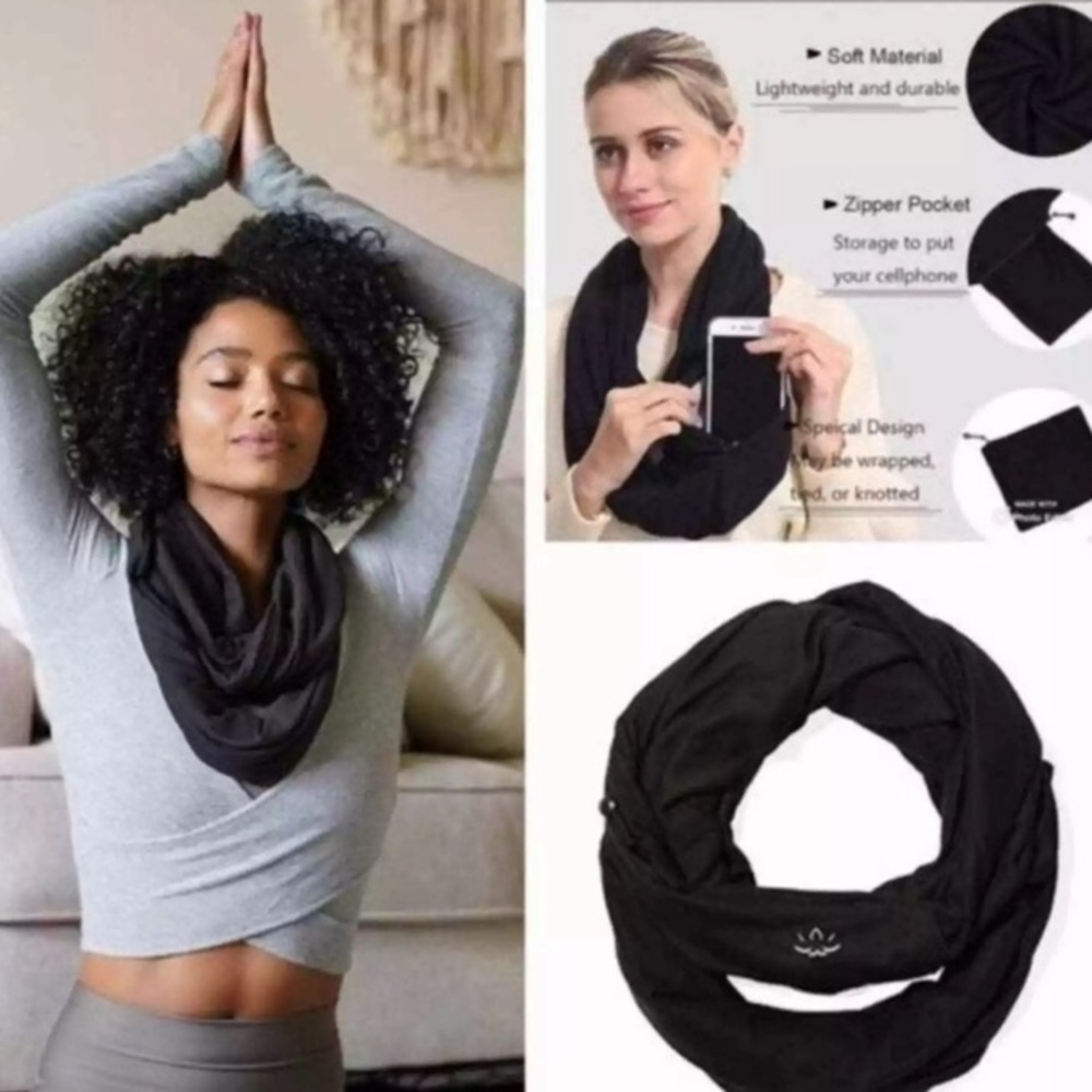 Beyond Yoga Pocket Infinity Scarf - Picture 1 of 13